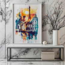 Radiant Rhapsody: Paris Monuments & Eiffel Tower