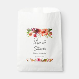 Radiant Romance Wedding Personalised Favour Bags