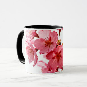 Radiant Sakura Blossoms Watercolor Bloom Mug