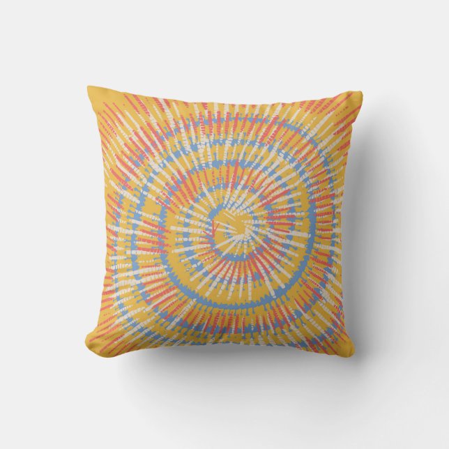 Radiant Spiral Burst Cushion (Front)
