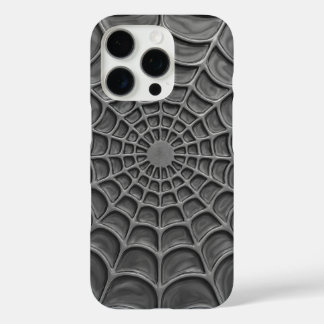 Radiant Spiral Web Abstract iPhone 16 Pro Case