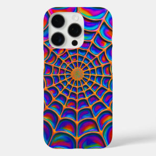 Radiant Spiral Web Abstract iPhone 16 Pro Case