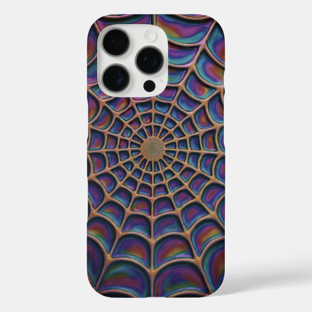 Radiant Spiral Web Abstract Case-Mate iPhone Case (Back)