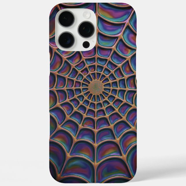Radiant Spiral Web Abstract Case-Mate iPhone Case (Back)