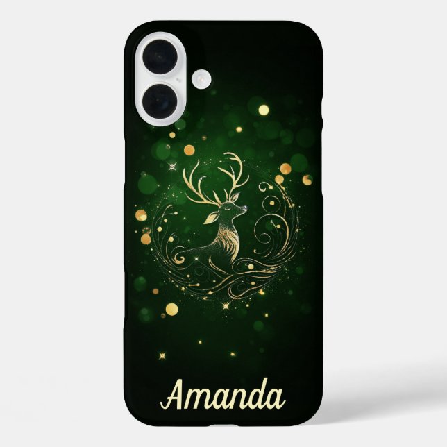 Radiant Stag in Gold Case-Mate iPhone Case (Back)