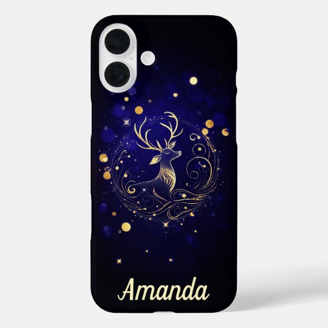 Radiant Stag in Gold Case-Mate iPhone Case (Back)