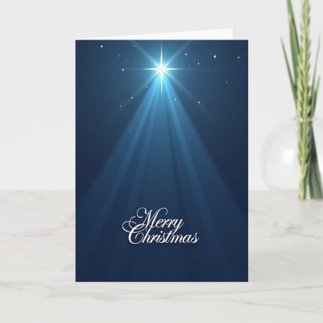 Radiant Star Christmas Card (Front)