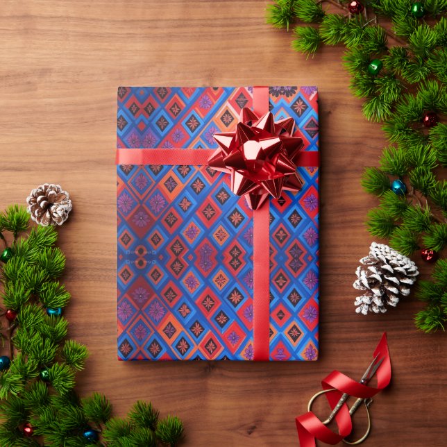 Radiant Starburst Wrapping Paper (Holiday Gift)