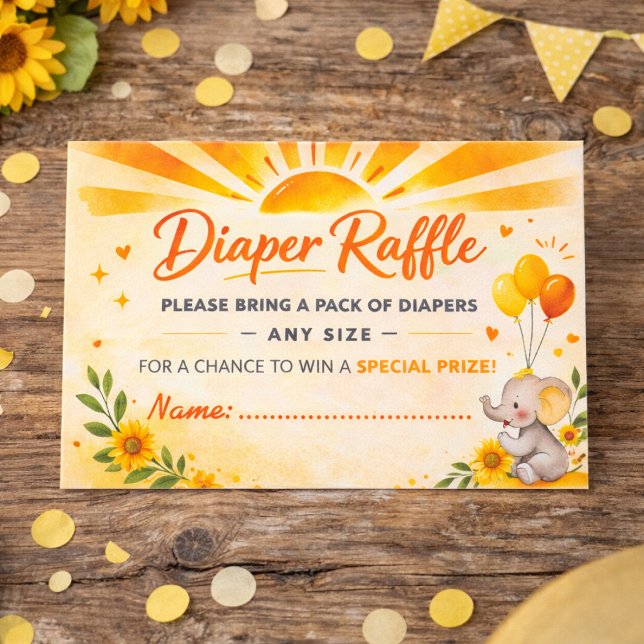 Radiant Sun Baby Detail Design Enclosure Card (Creator Uploaded)