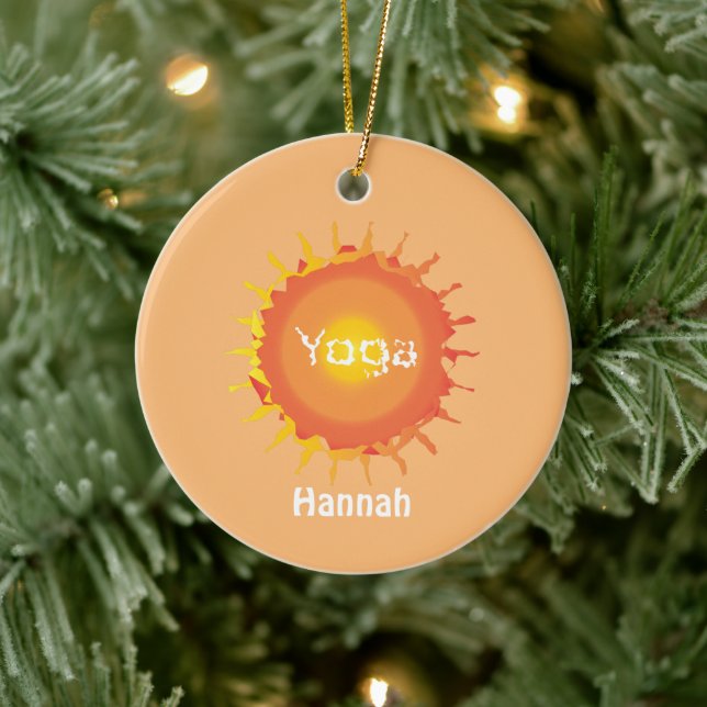 Radiant Sun Yoga Ceramic Tree Decoration (Tree)