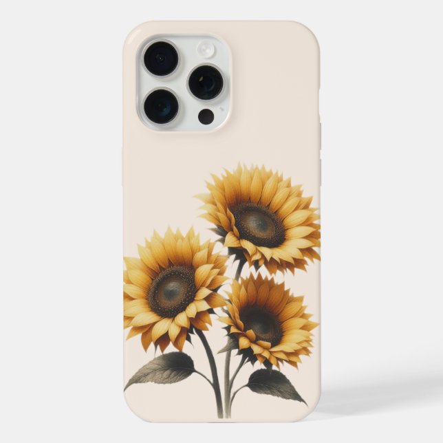 Radiant Sunflower iPhone Case (Back)