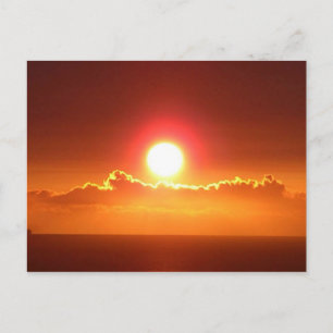 Radiant Sunset Postcard