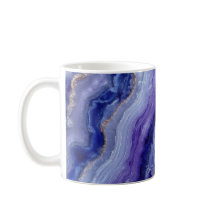 Radiant Tanzanite Faceted Crystal Mug