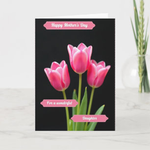 Radiant Tulip Mothers Day Card