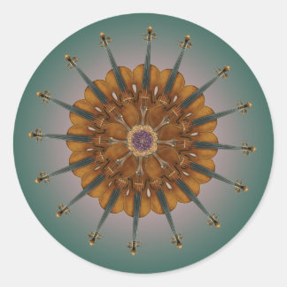 Radiant Violins Classic Round Sticker