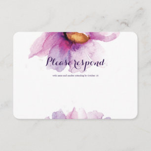 Radiant Watercolor Peonies RSVP