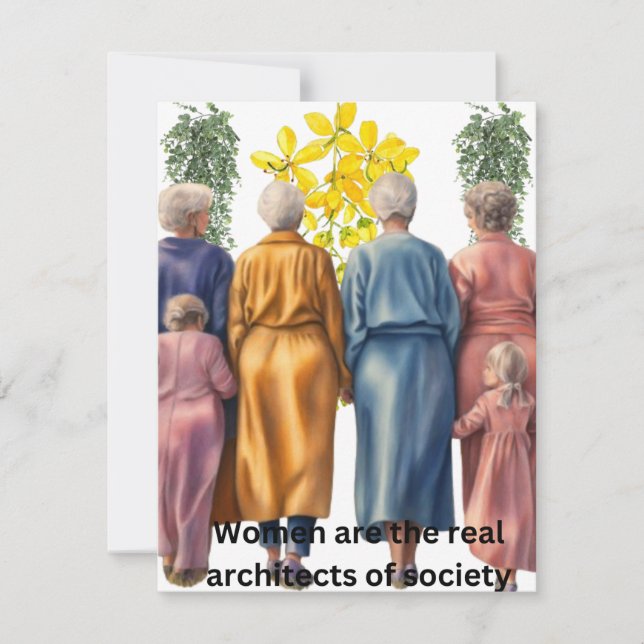 "Radiant Woman: A Note of Appreciation" Card (Front)