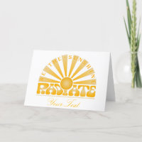 RADIATE Be The Sunshine Vintage Retro Gold Graphic