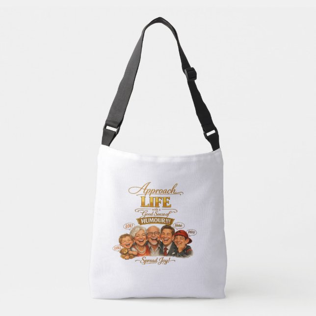 Radiate joy crossbody bag (Front)