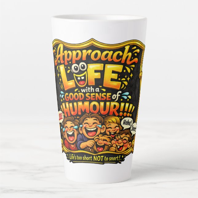 Radiate joy latte mug (Front)