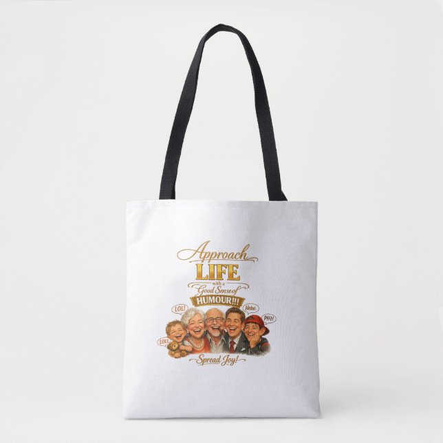 Radiate joy tote bag (Front)