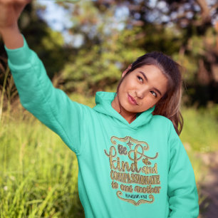 Radiate Love and Kindness Be Kind ... Hoodie