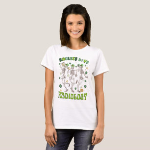 Radiate Love Radiology Patricks Day Funny Rad Tech T-Shirt