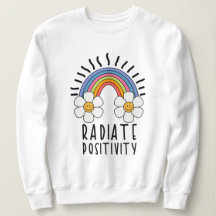 Radiate Positivity | Colourful Rainbow and Flowers