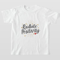  Radiate Positivity Gold Stars Motivational Quote 