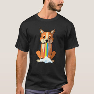 Radiate Positivity Rainbow Dog Cardigan Welsh Cor T-Shirt