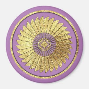 Radiating Feathers Magnet