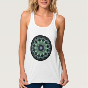 Radiating star oriental pattern singlet