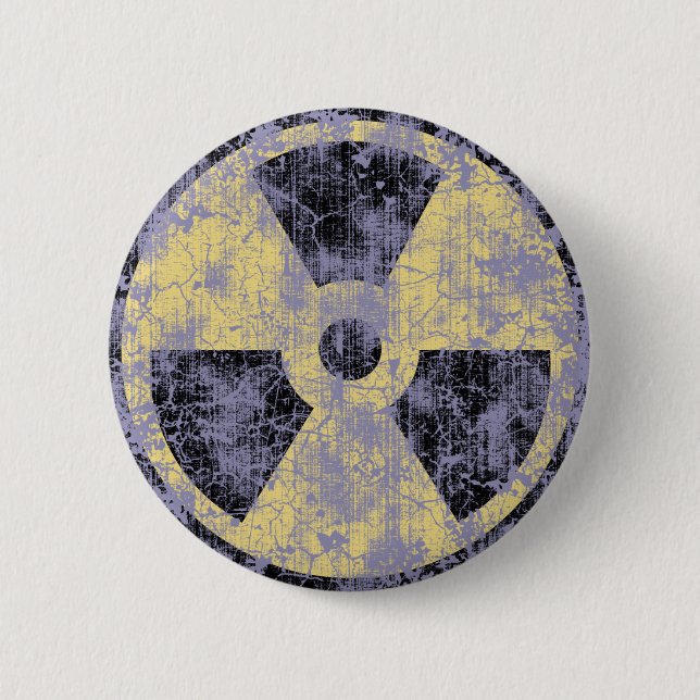Radiation -cl-dist 6 cm round badge (Front)