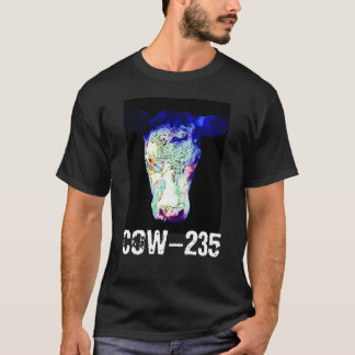 Radiation Cloaked Glowing Cow Head T-Shirt