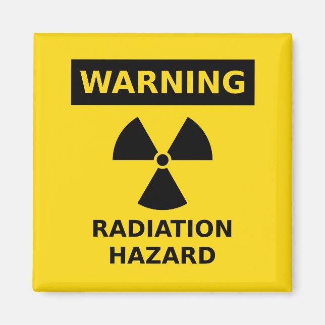 Radiation Hazard Magnet (Front)