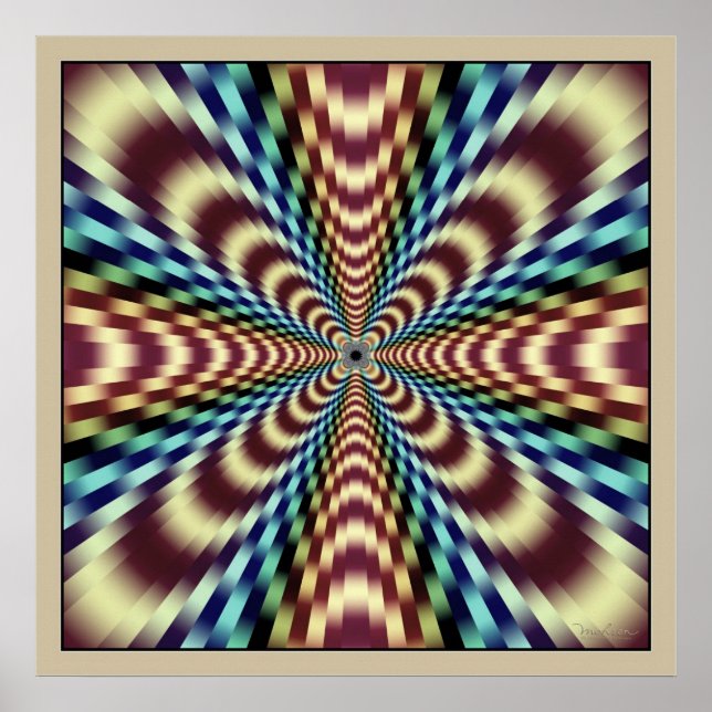 Radiation Optical Illusion Poster (Front)