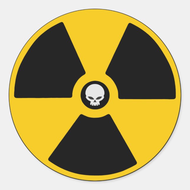 Radiation Risk Sticker (Front)