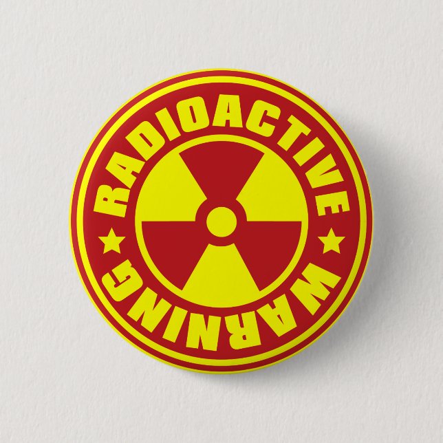 Radiation_S 6 Cm Round Badge (Front)
