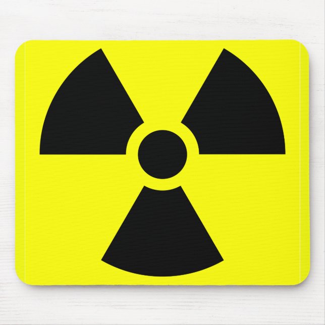 Radiation Sign Mousepad (Front)