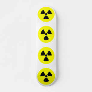 Radiation Sign Skateboard
