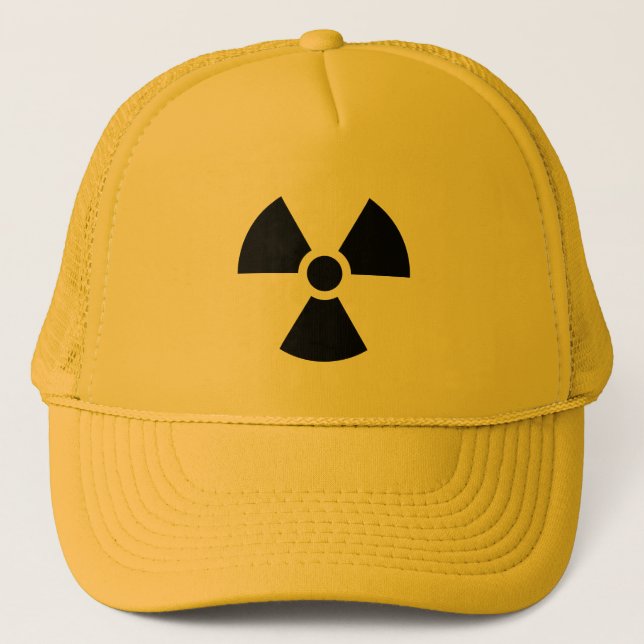 Radiation Sign Trucker Hat (Front)