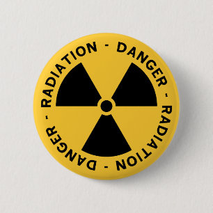 Radiation Symbol Button
