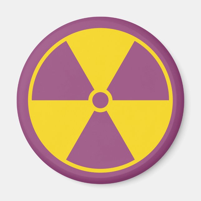 Radiation Symbol Magnet (Front)