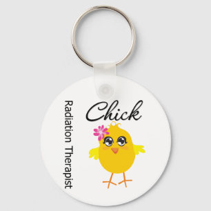 Radiation Therapist Chick Key Ring