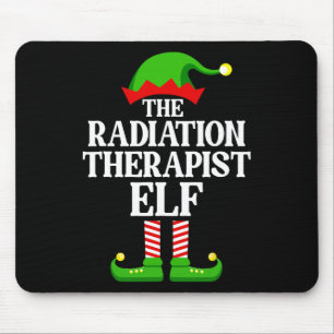 Radiation Therapist Elf Family Matching Group Chri Mouse Pad