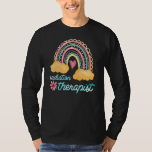Radiation Therapist Radiology Rainbow  Radiologist T-Shirt