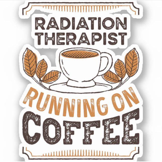 Radiation Therapist running on Coffee Caffeine Gif (Front)