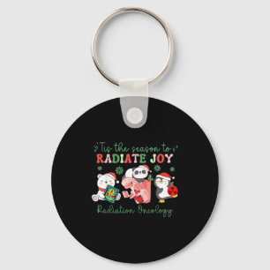 Radiation Therapy Christmas Radiation Therapy Radi Key Ring