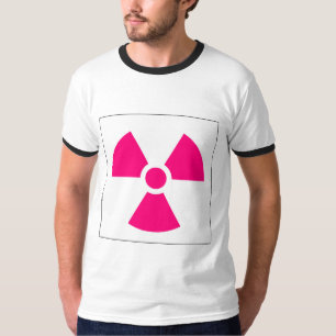 Radiation Trefoil Sign Symbol Warning Sign Symbol T-Shirt