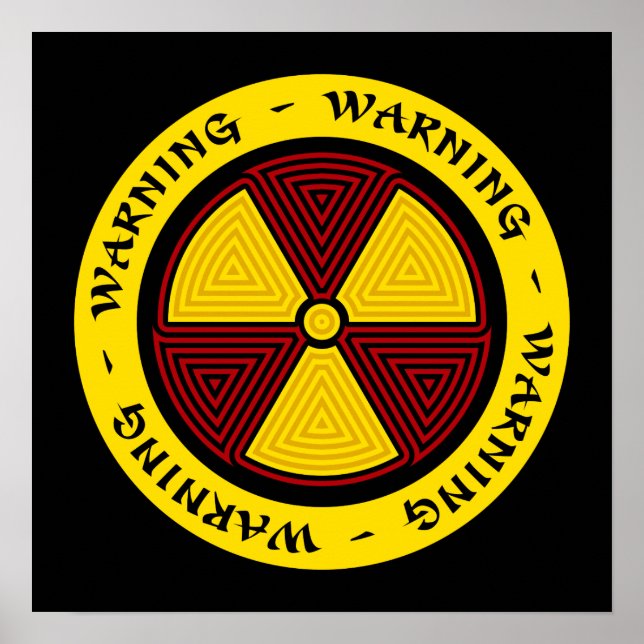 Radiation Warning Poster (Front)